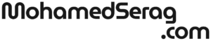MohamedSerag.com logo — dark
